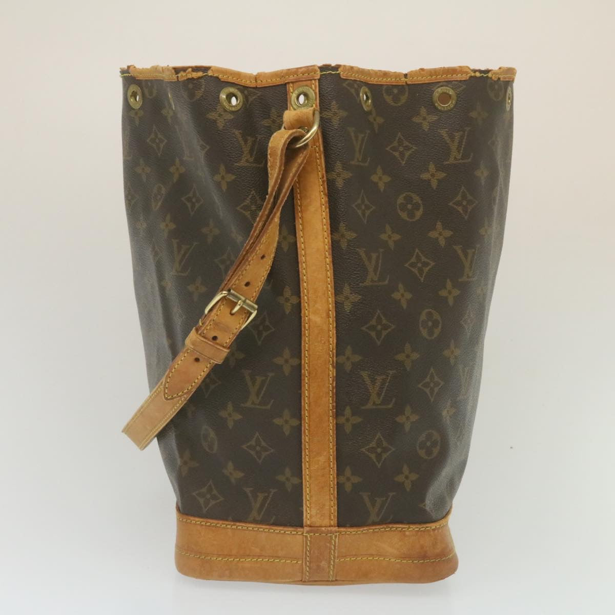 LOUIS VUITTON Monogram Noe Shoulder Bag M42224 LV Auth ki1748