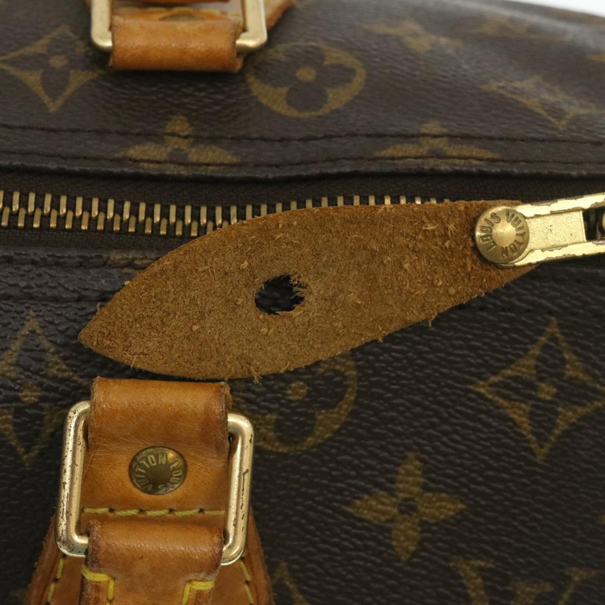 LOUIS VUITTON Monogram Speedy 30 Hand Bag M41526 LV Auth ki1766