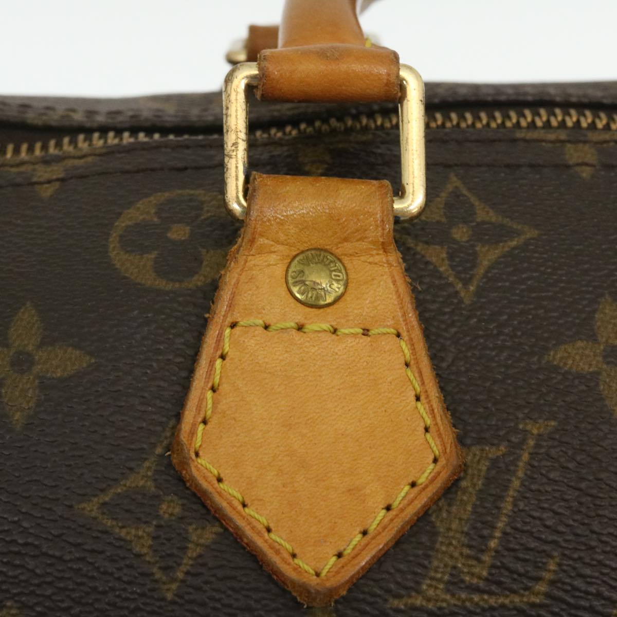 LOUIS VUITTON Monogram Speedy 30 Hand Bag M41526 LV Auth ki1766