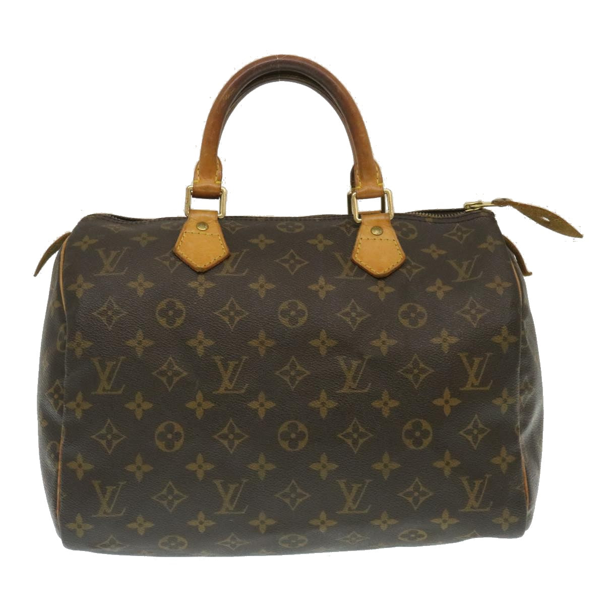 LOUIS VUITTON Monogram Speedy 30 Hand Bag M41526 LV Auth ki1766