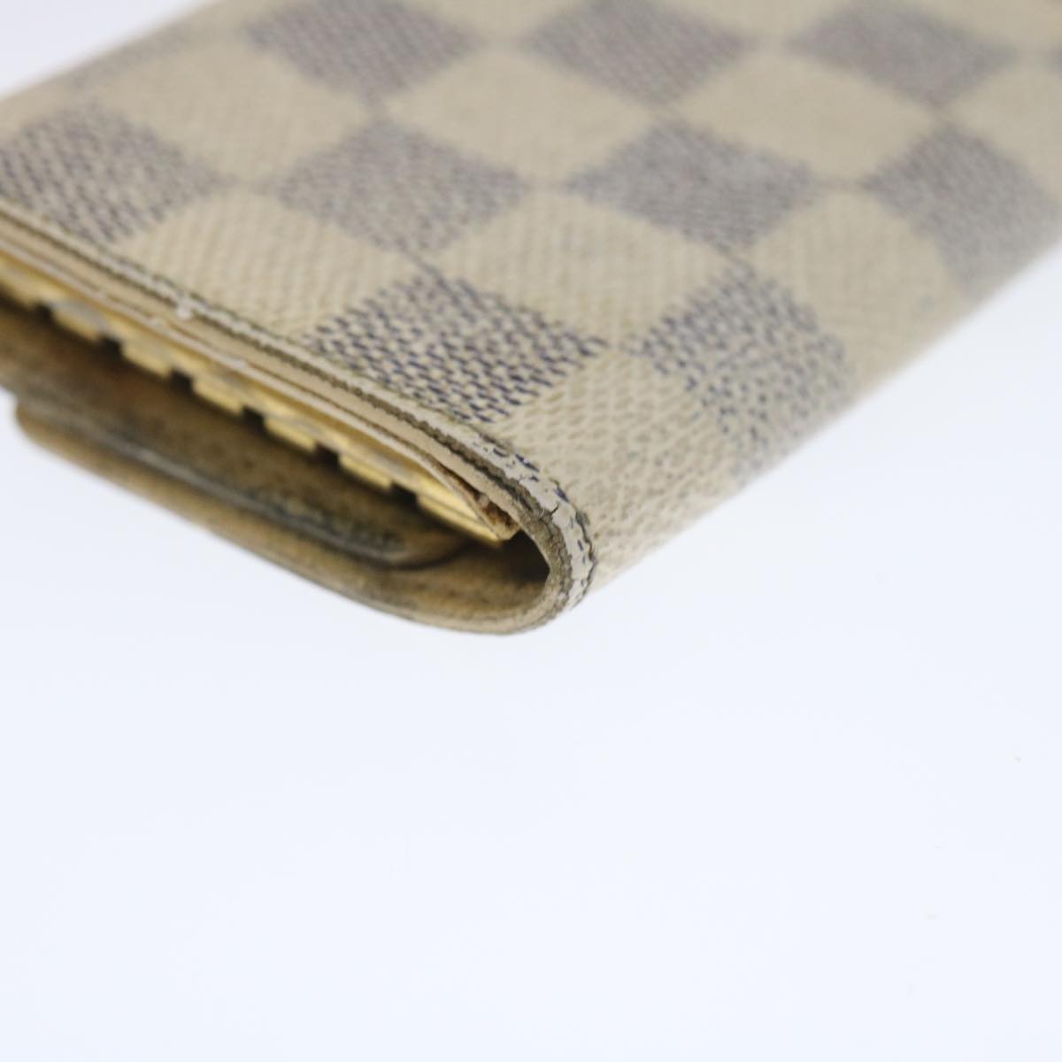 LOUIS VUITTON Damier Azur Multicles6 Key Case N61745 LV Auth ki1826