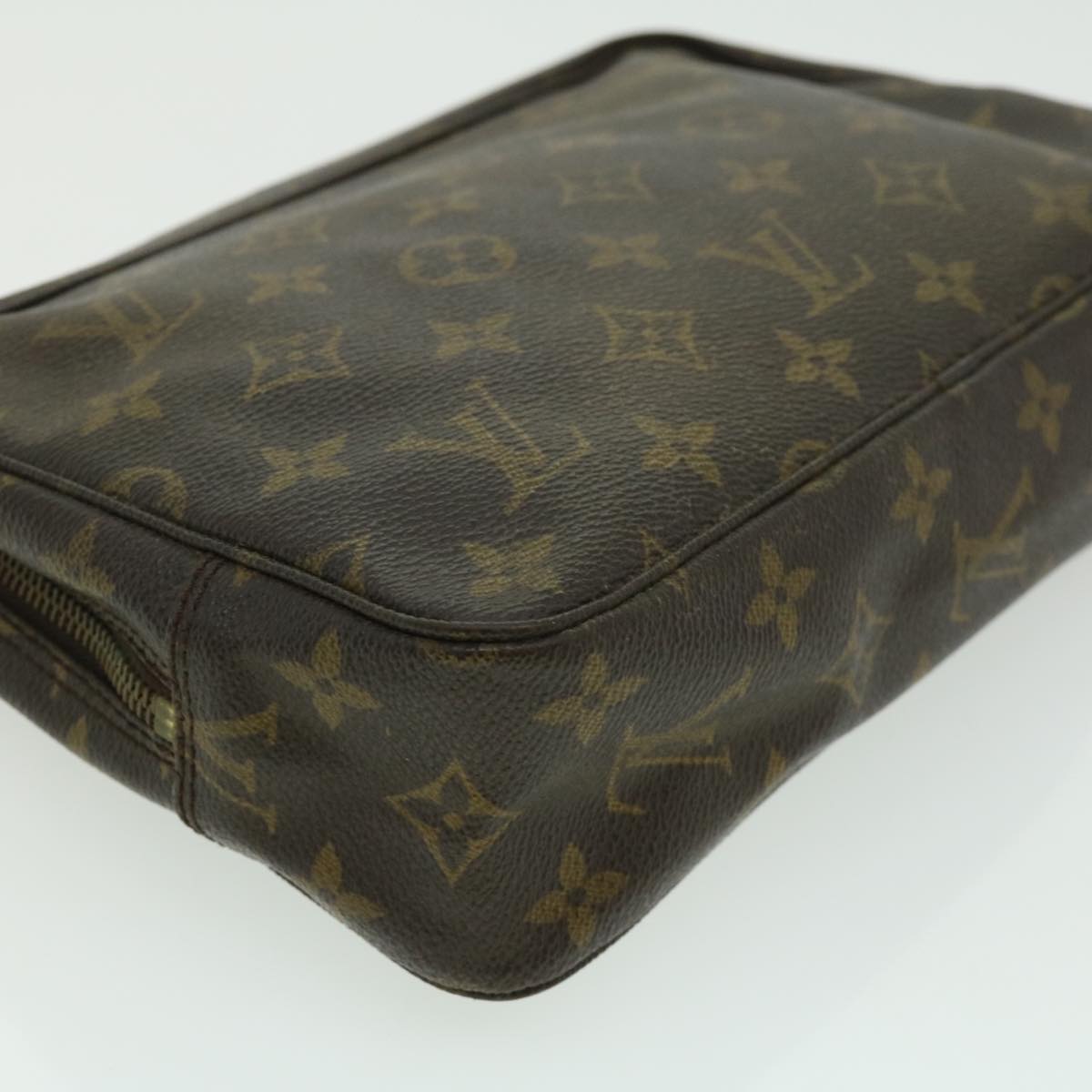 LOUIS VUITTON Monogram Trousse Toilette 23 Clutch Bag M47524 LV Auth ki1833