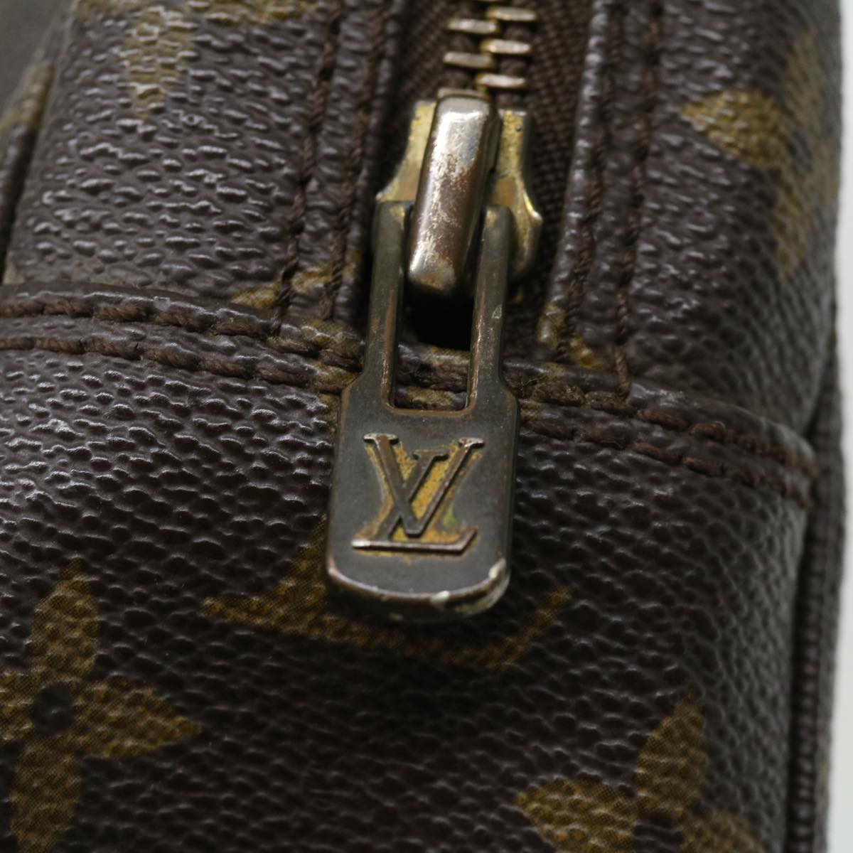 LOUIS VUITTON Monogram Trousse Toilette 23 Clutch Bag M47524 LV Auth ki1833