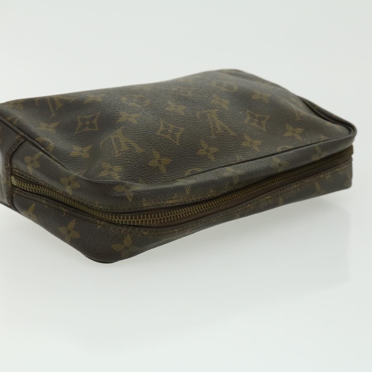 LOUIS VUITTON Monogram Trousse Toilette 23 Clutch Bag M47524 LV Auth ki1833