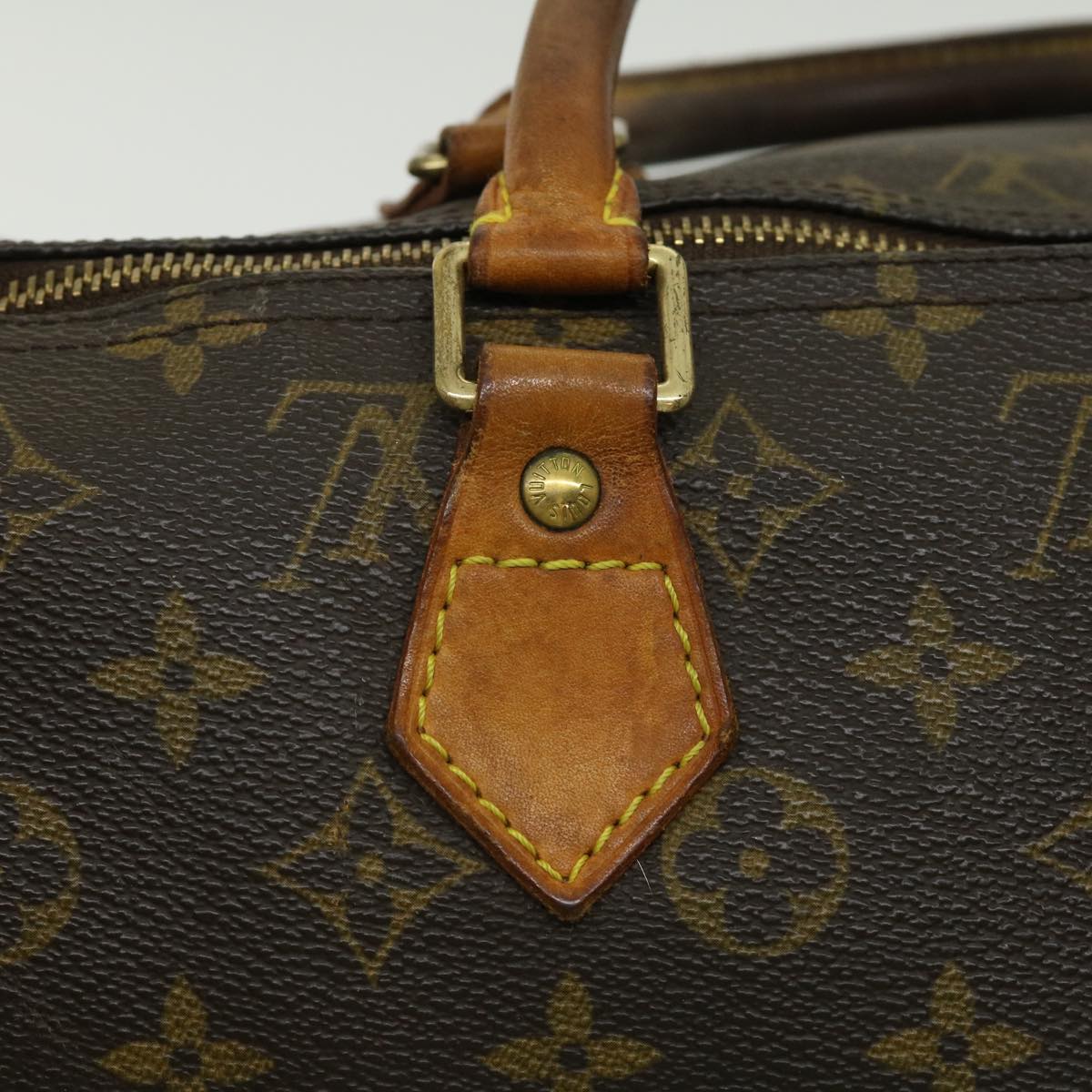 LOUIS VUITTON Monogram Speedy 40 Hand Bag M41522 LV Auth ki1835