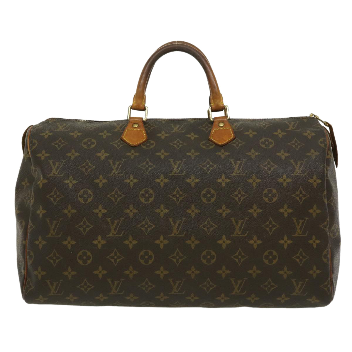 LOUIS VUITTON Monogram Speedy 40 Hand Bag M41522 LV Auth ki1835