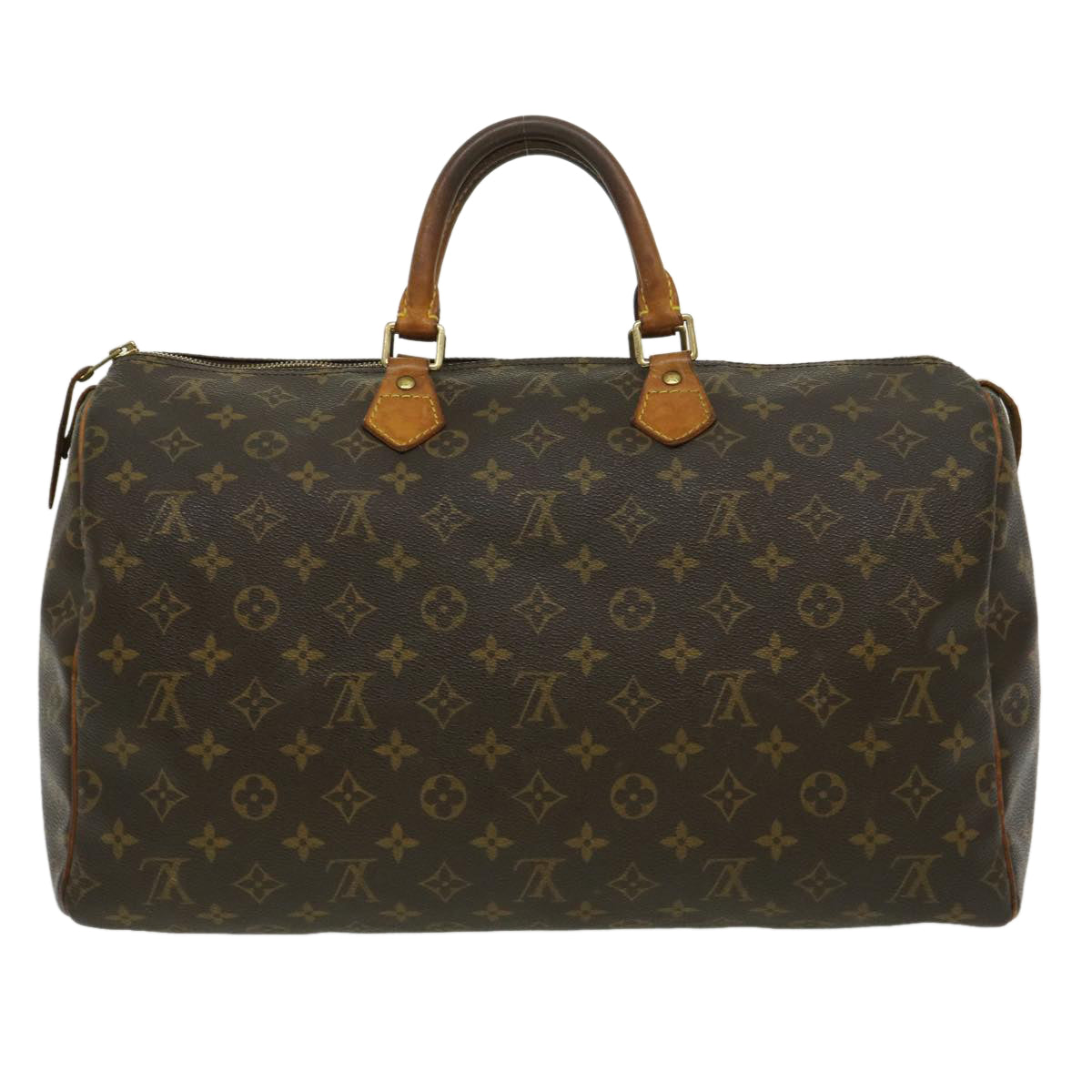 LOUIS VUITTON Monogram Speedy 40 Hand Bag M41522 LV Auth ki1835