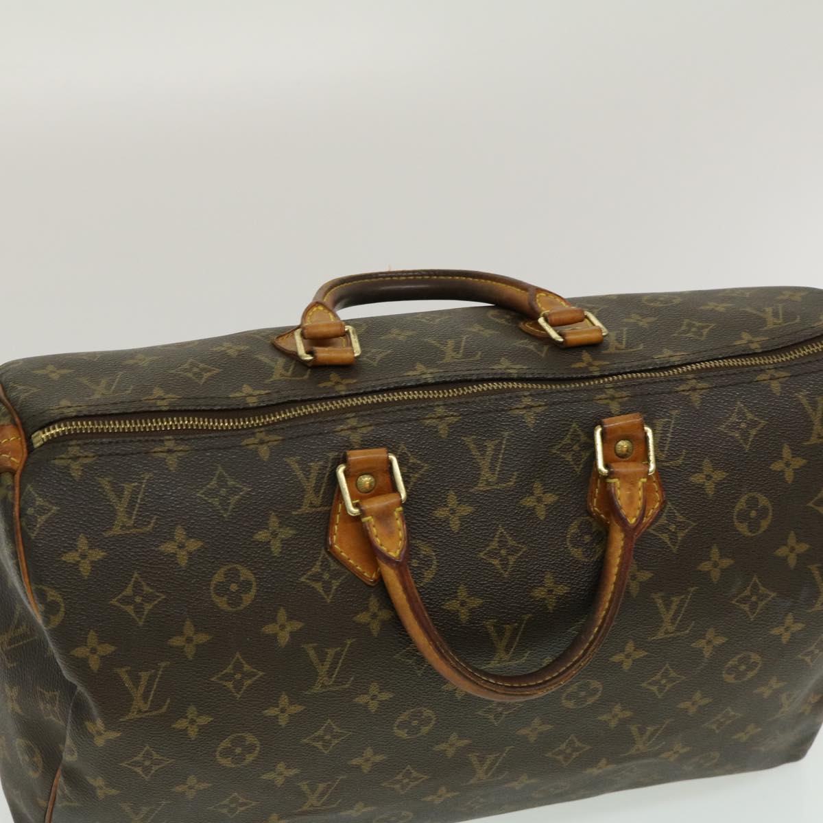 LOUIS VUITTON Monogram Speedy 40 Hand Bag M41522 LV Auth ki1835