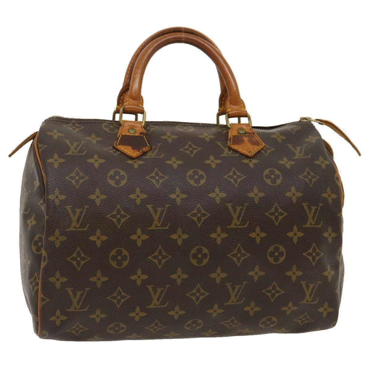 LOUIS VUITTON Monogram Speedy 30 Hand Bag M41526 LV Auth ki1837