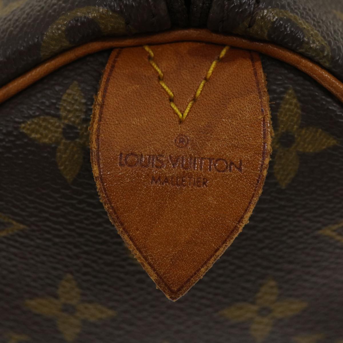 LOUIS VUITTON Monogram Speedy 30 Hand Bag M41526 LV Auth ki1837