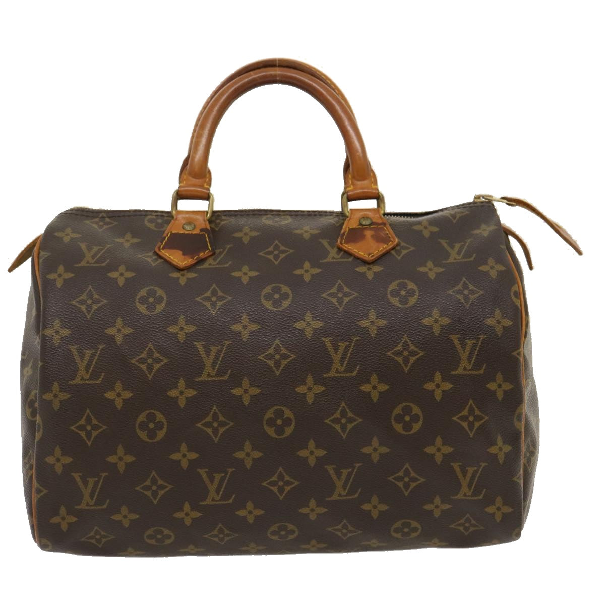 LOUIS VUITTON Monogram Speedy 30 Hand Bag M41526 LV Auth ki1837