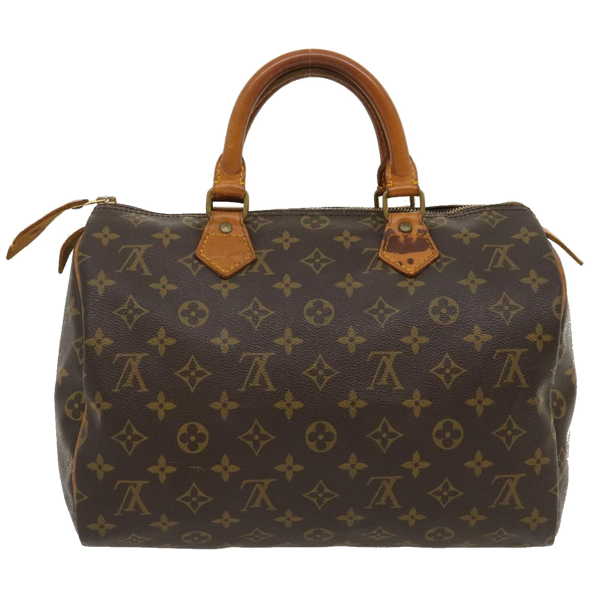 LOUIS VUITTON Monogram Speedy 30 Hand Bag M41526 LV Auth ki1837