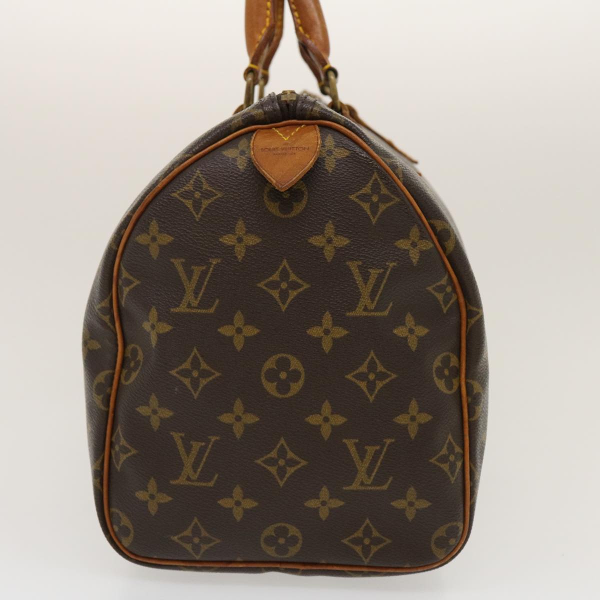 LOUIS VUITTON Monogram Speedy 30 Hand Bag M41526 LV Auth ki1837