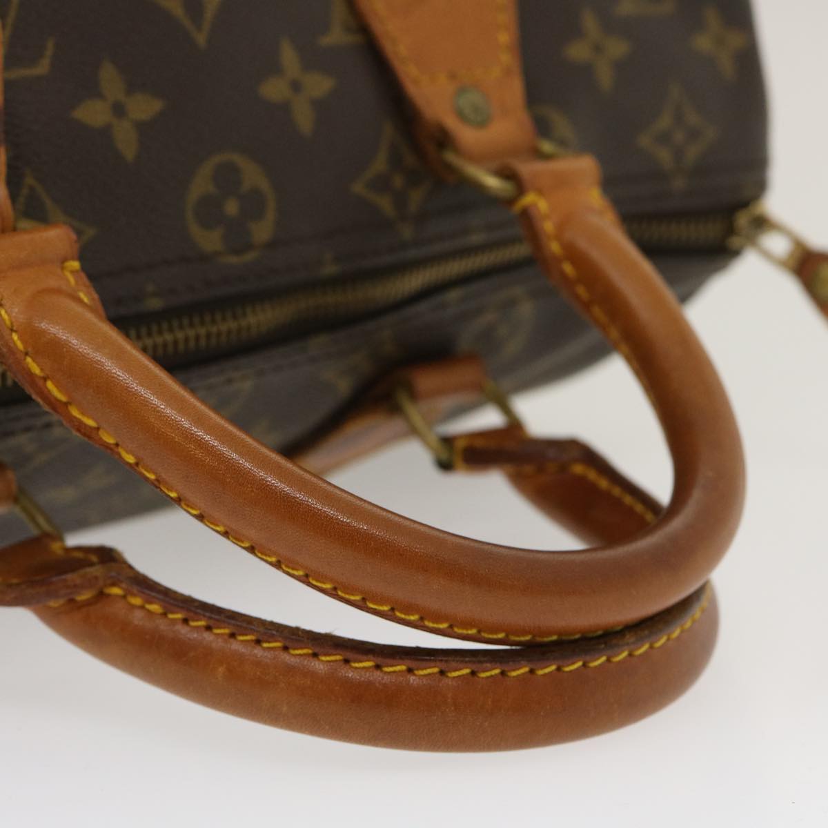 LOUIS VUITTON Monogram Speedy 30 Hand Bag M41526 LV Auth ki1837