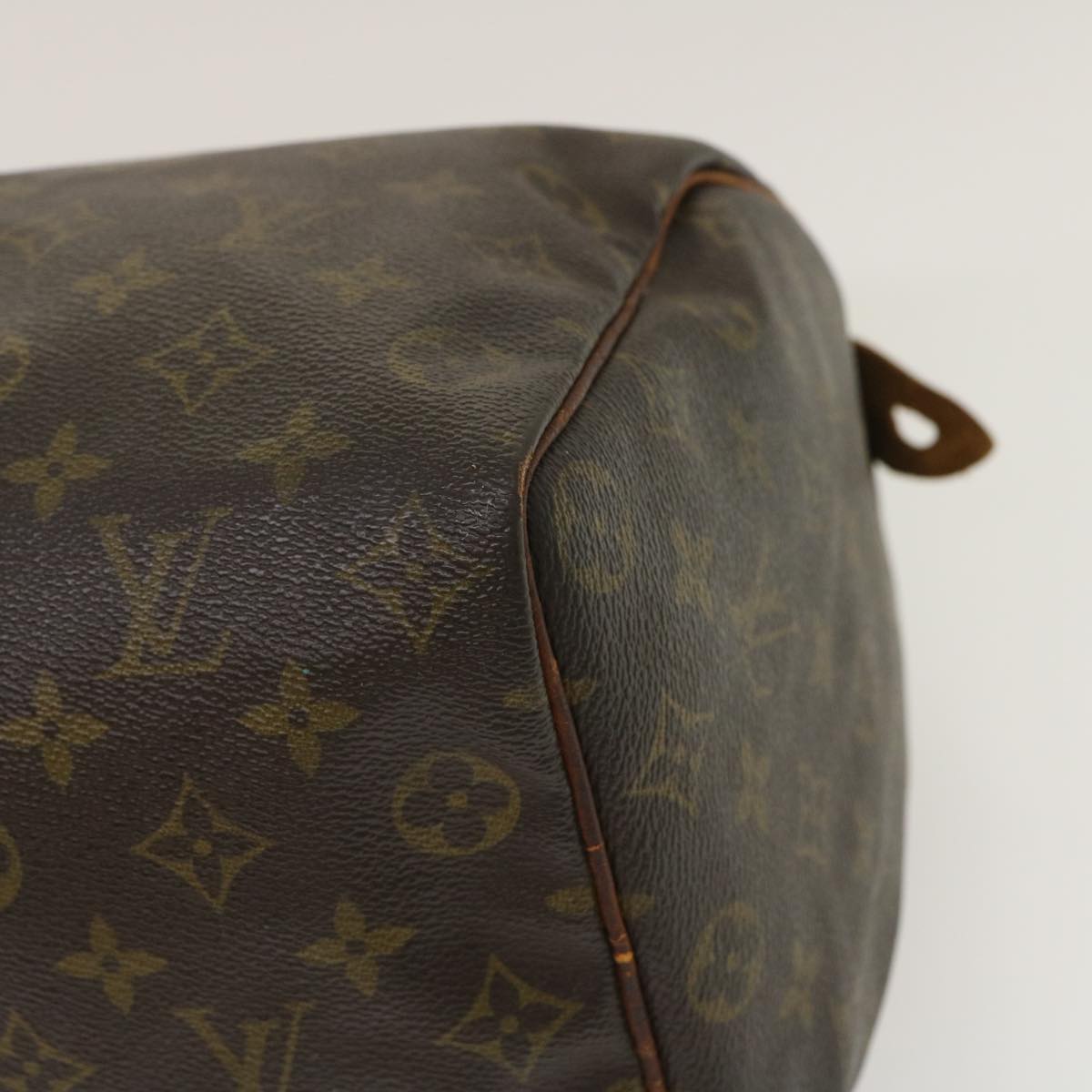 LOUIS VUITTON Monogram Speedy 35 Hand Bag M41524 LV Auth ki1880