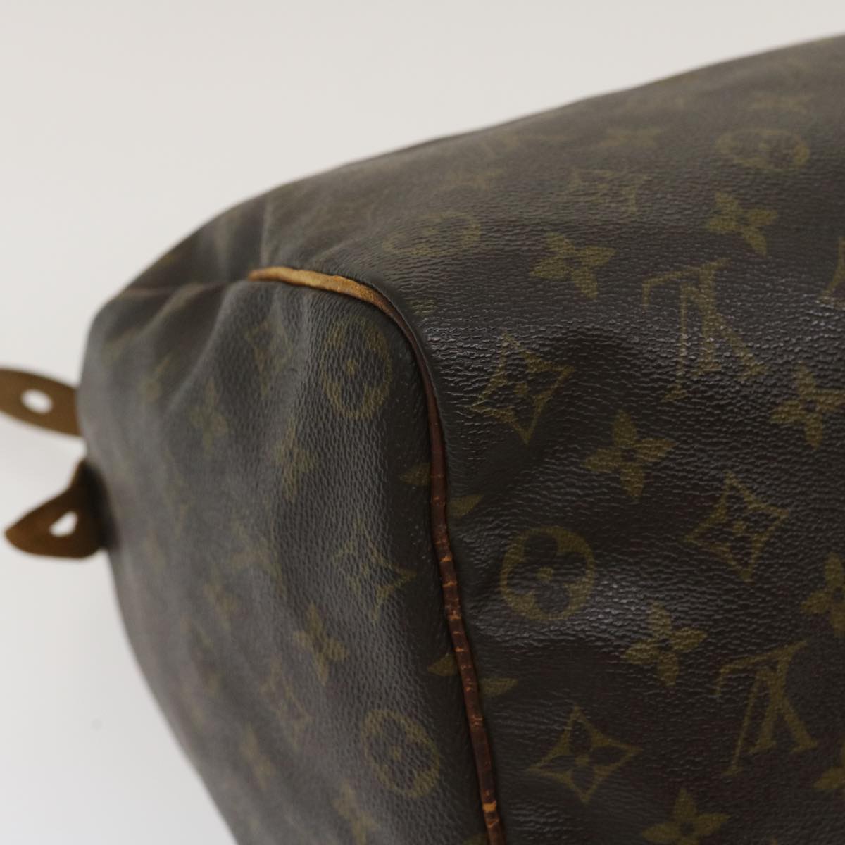 LOUIS VUITTON Monogram Speedy 35 Hand Bag M41524 LV Auth ki1880