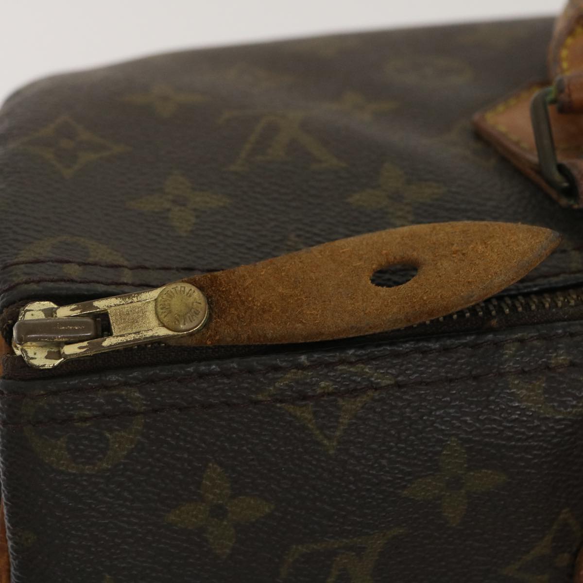 LOUIS VUITTON Monogram Speedy 35 Hand Bag M41524 LV Auth ki1880