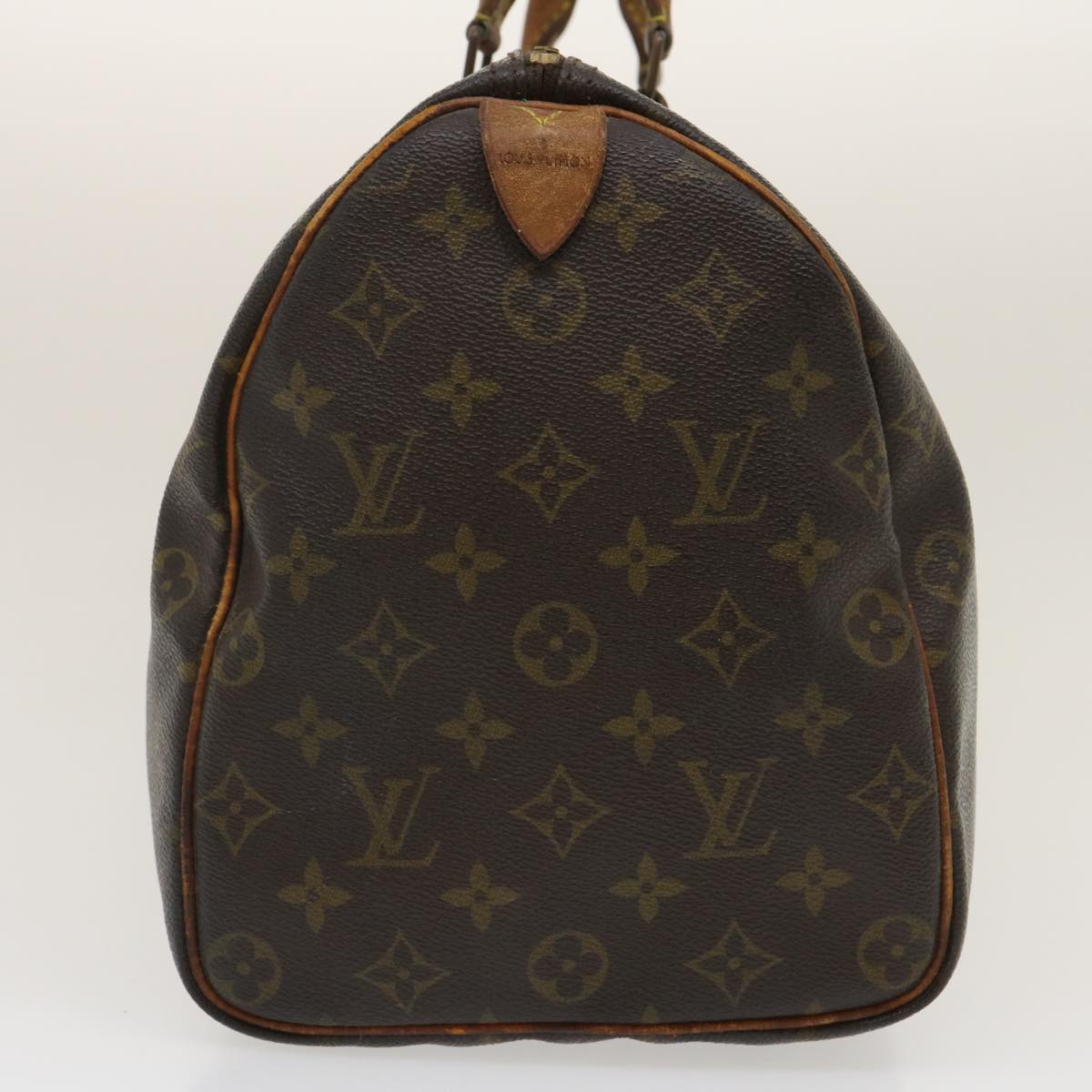 LOUIS VUITTON Monogram Speedy 35 Hand Bag M41524 LV Auth ki1880