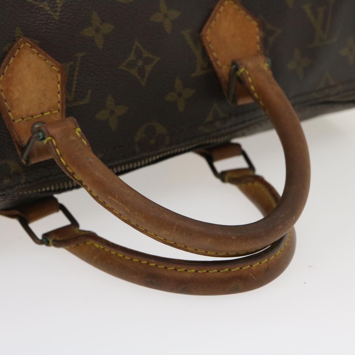 LOUIS VUITTON Monogram Speedy 35 Hand Bag M41524 LV Auth ki1880