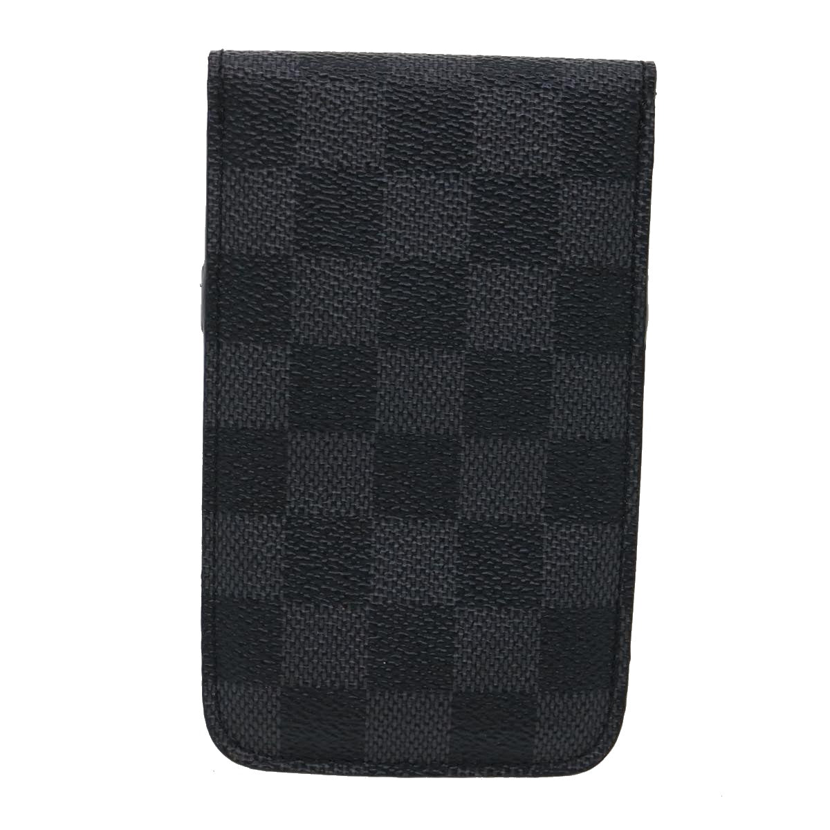 LOUIS VUITTON Damier Graphite Cell Phone Case N63109 LV Auth ki1893 - 0