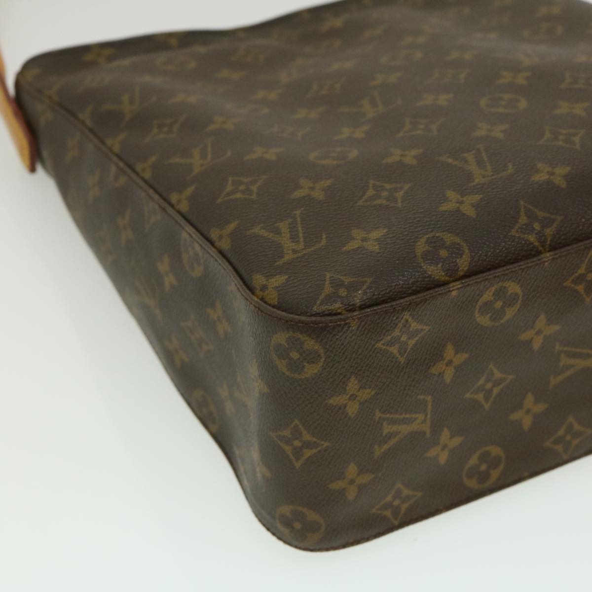 LOUIS VUITTON Monogram Looping GM Shoulder Bag M51145 LV Auth ki1961