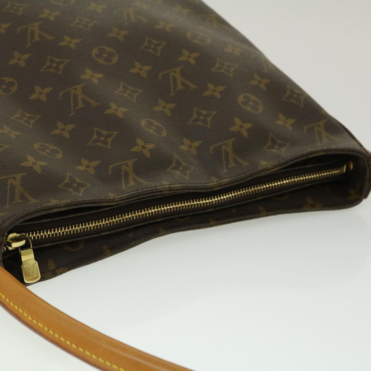 LOUIS VUITTON Monogram Looping GM Shoulder Bag M51145 LV Auth ki1961