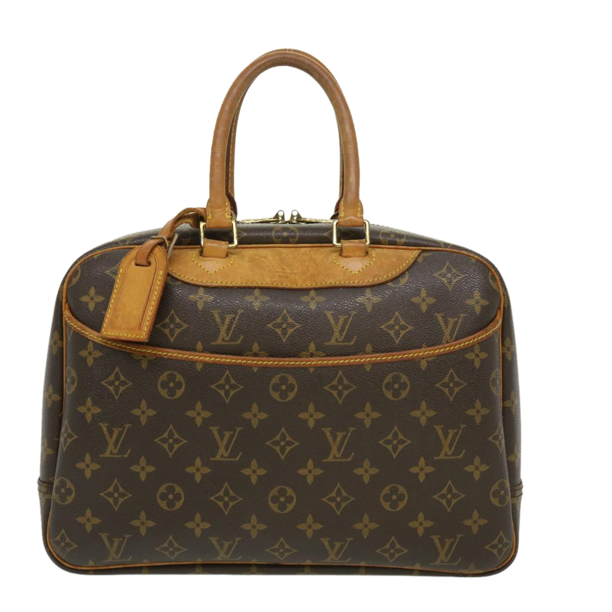 LOUIS VUITTON Monogram Deauville Hand Bag M47270 LV Auth ki1997