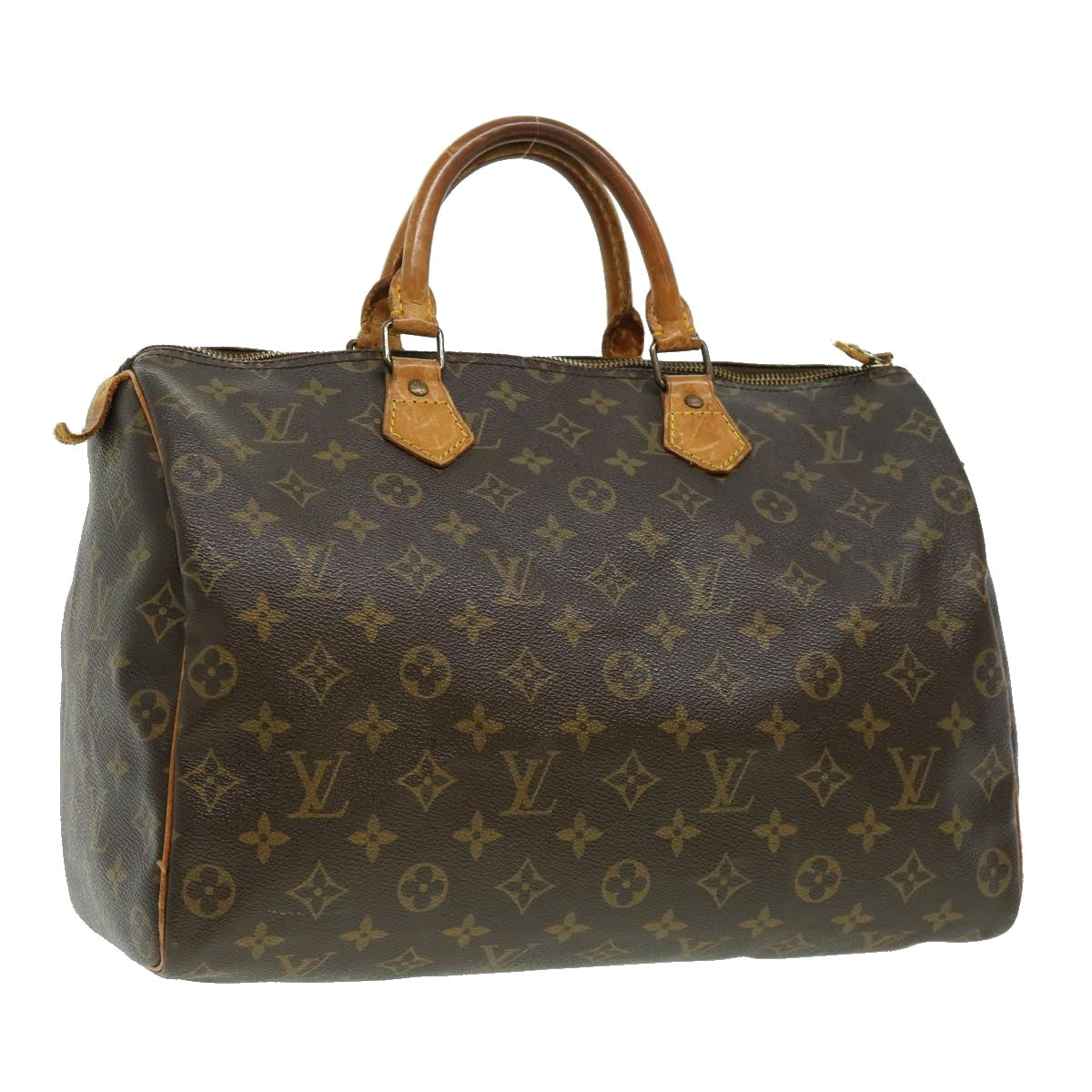 LOUIS VUITTON Monogram Speedy 35 Hand Bag M41524 LV Auth ki2014