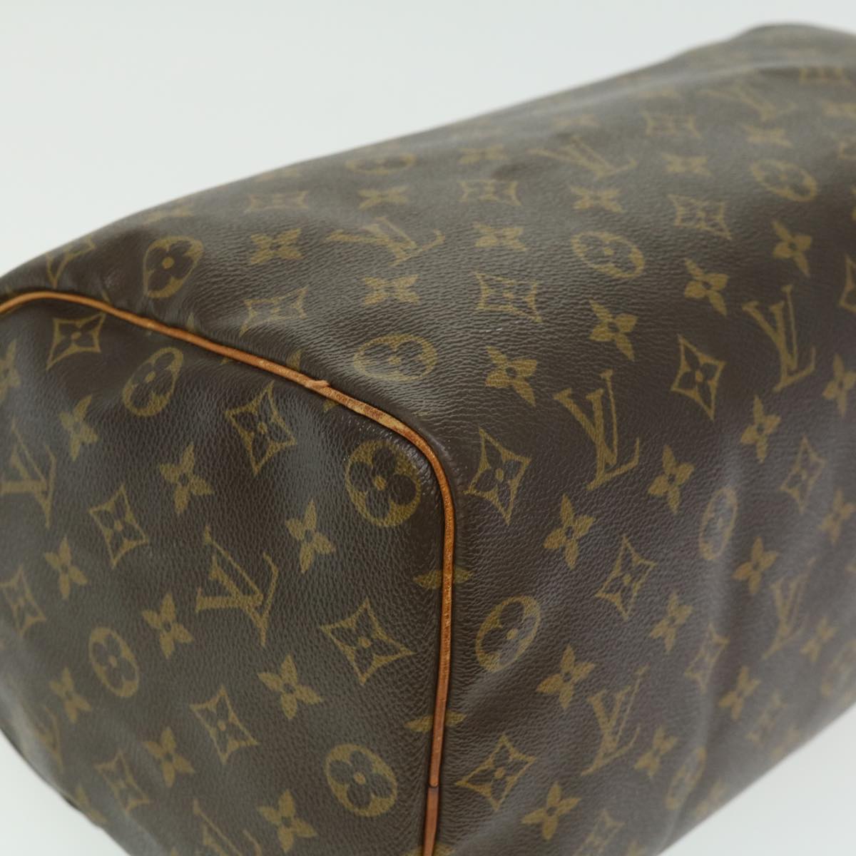 LOUIS VUITTON Monogram Speedy 35 Hand Bag M41524 LV Auth ki2014