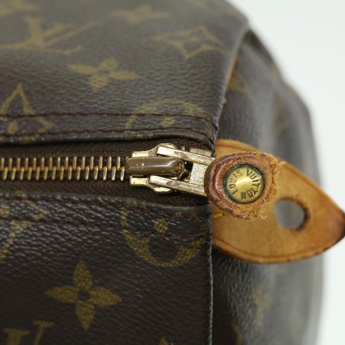 LOUIS VUITTON Monogram Speedy 35 Hand Bag M41524 LV Auth ki2014