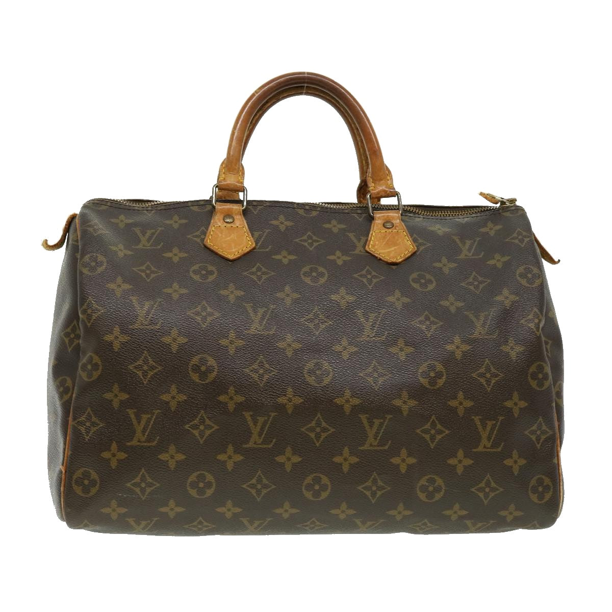 LOUIS VUITTON Monogram Speedy 35 Hand Bag M41524 LV Auth ki2014