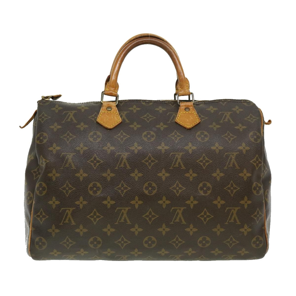 LOUIS VUITTON Monogram Speedy 35 Hand Bag M41524 LV Auth ki2014 - 0