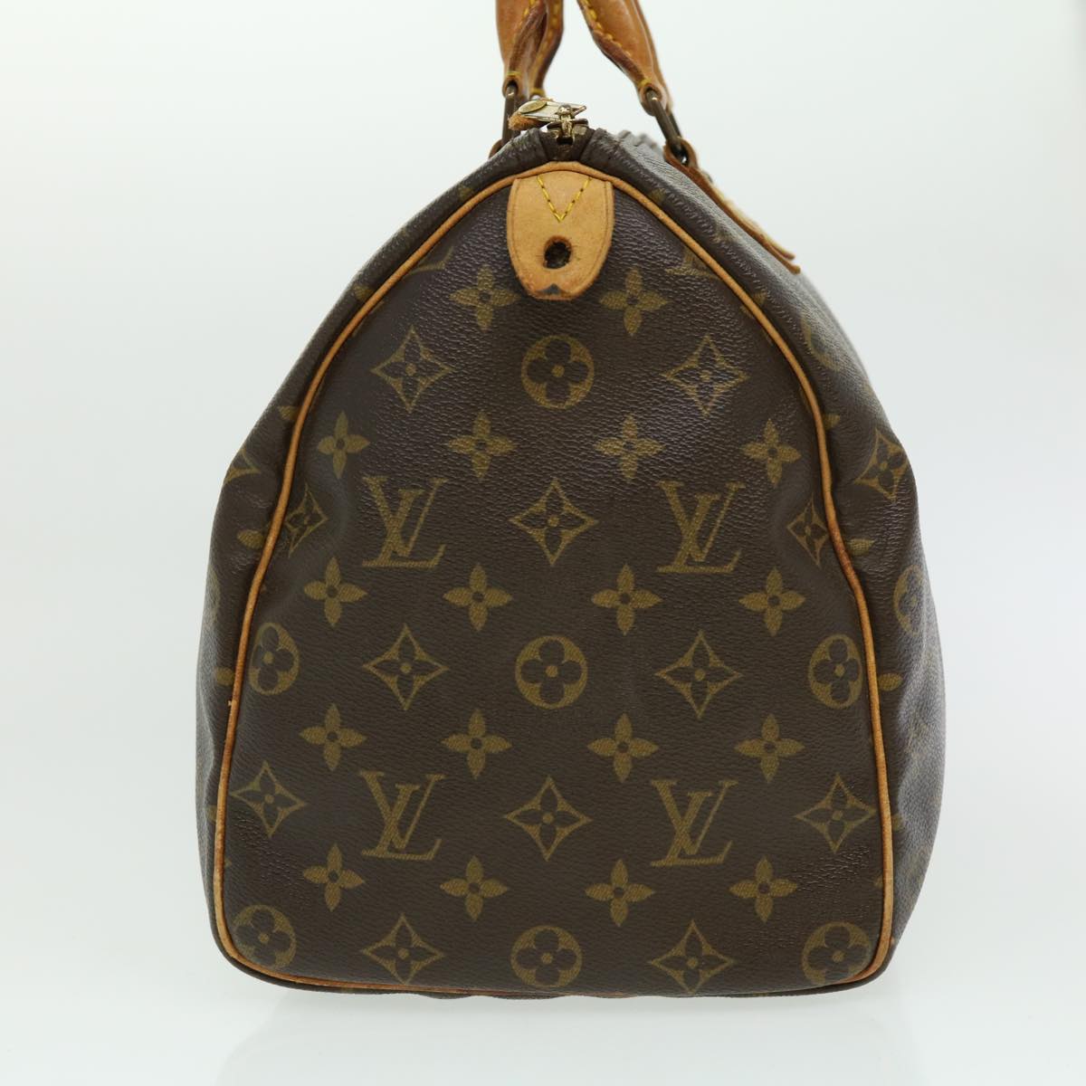 LOUIS VUITTON Monogram Speedy 35 Hand Bag M41524 LV Auth ki2014