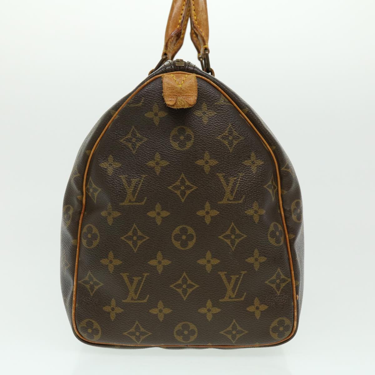 LOUIS VUITTON Monogram Speedy 35 Hand Bag M41524 LV Auth ki2014