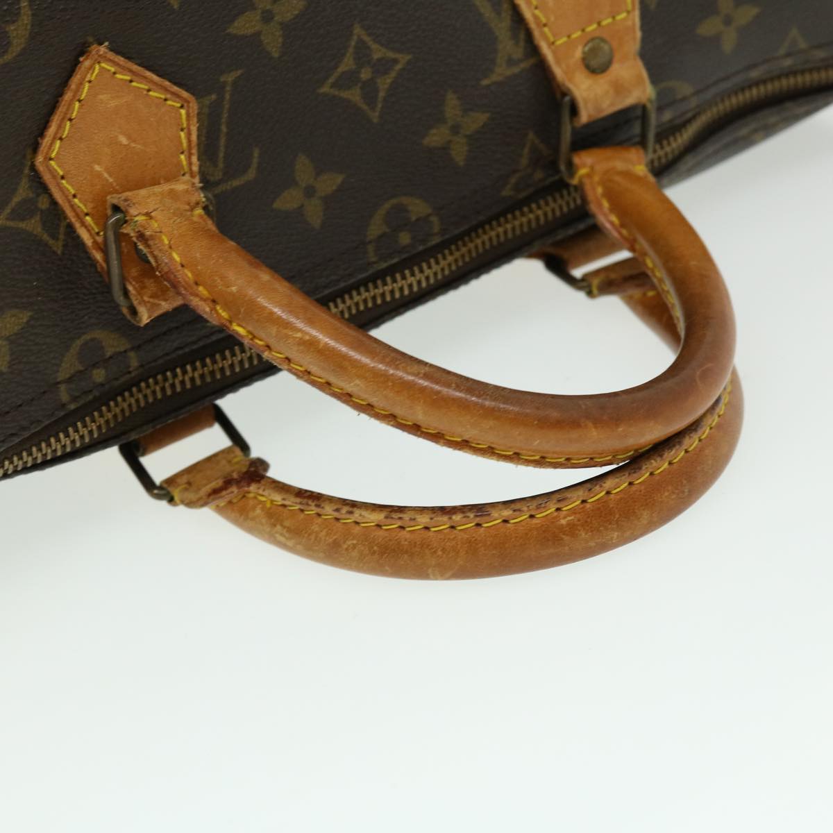 LOUIS VUITTON Monogram Speedy 35 Hand Bag M41524 LV Auth ki2014