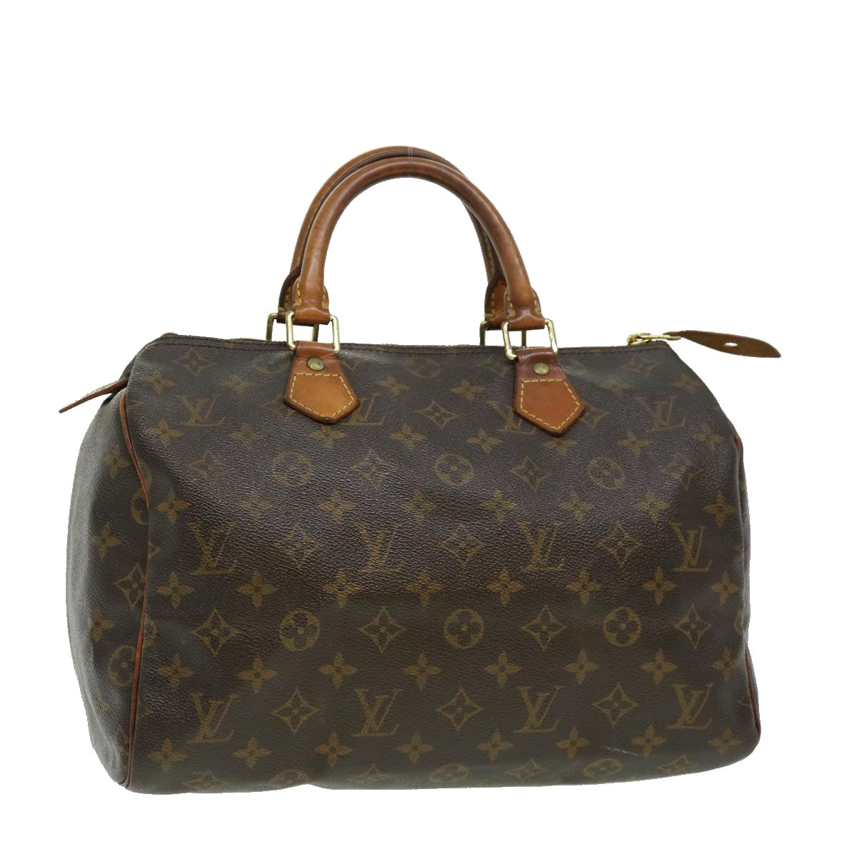 LOUIS VUITTON Monogram Speedy 30 Hand Bag M41526 LV Auth ki2015