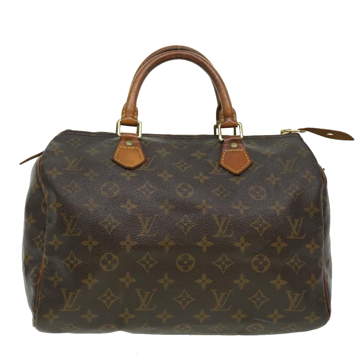 LOUIS VUITTON Monogram Speedy 30 Hand Bag M41526 LV Auth ki2015