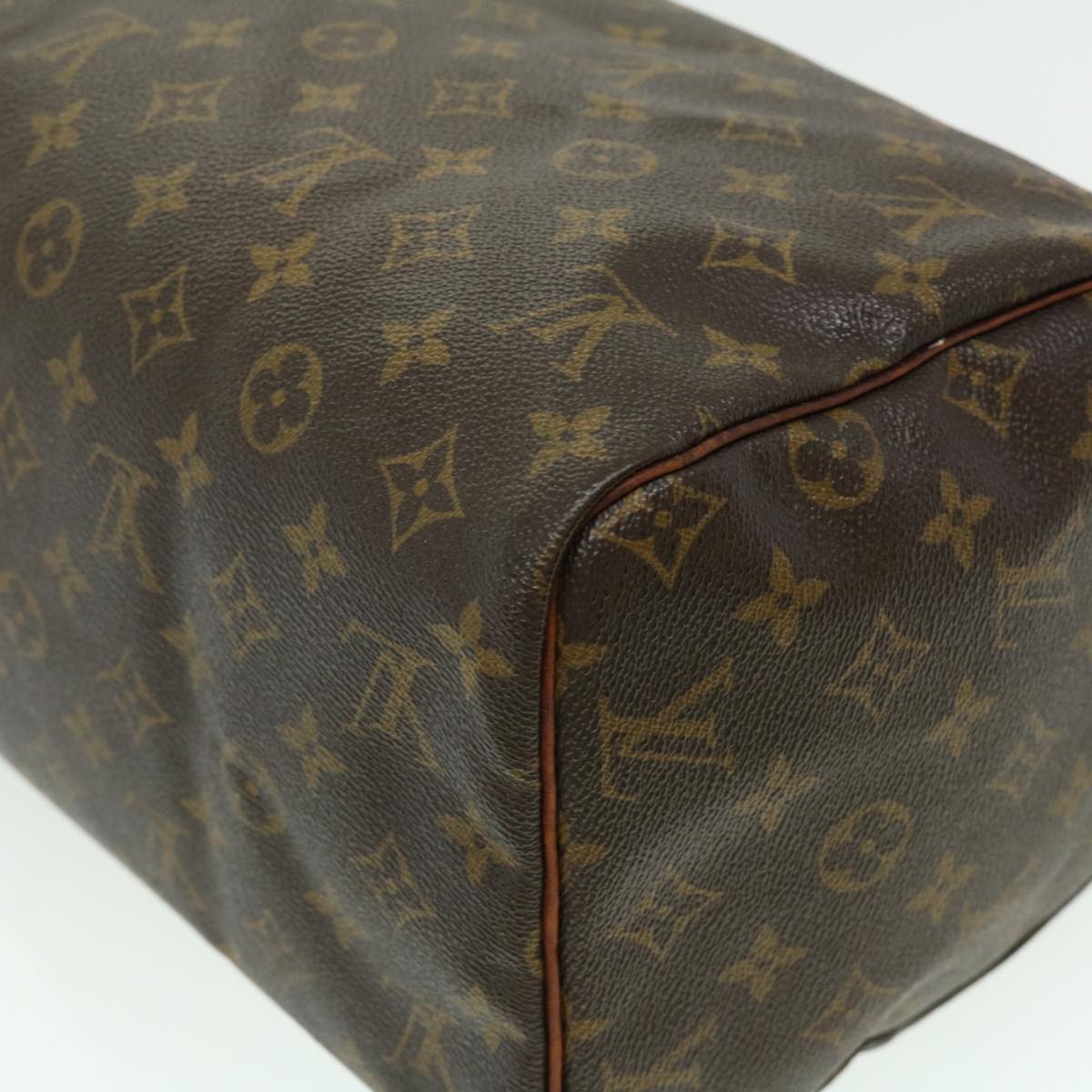 LOUIS VUITTON Monogram Speedy 30 Hand Bag M41526 LV Auth ki2023