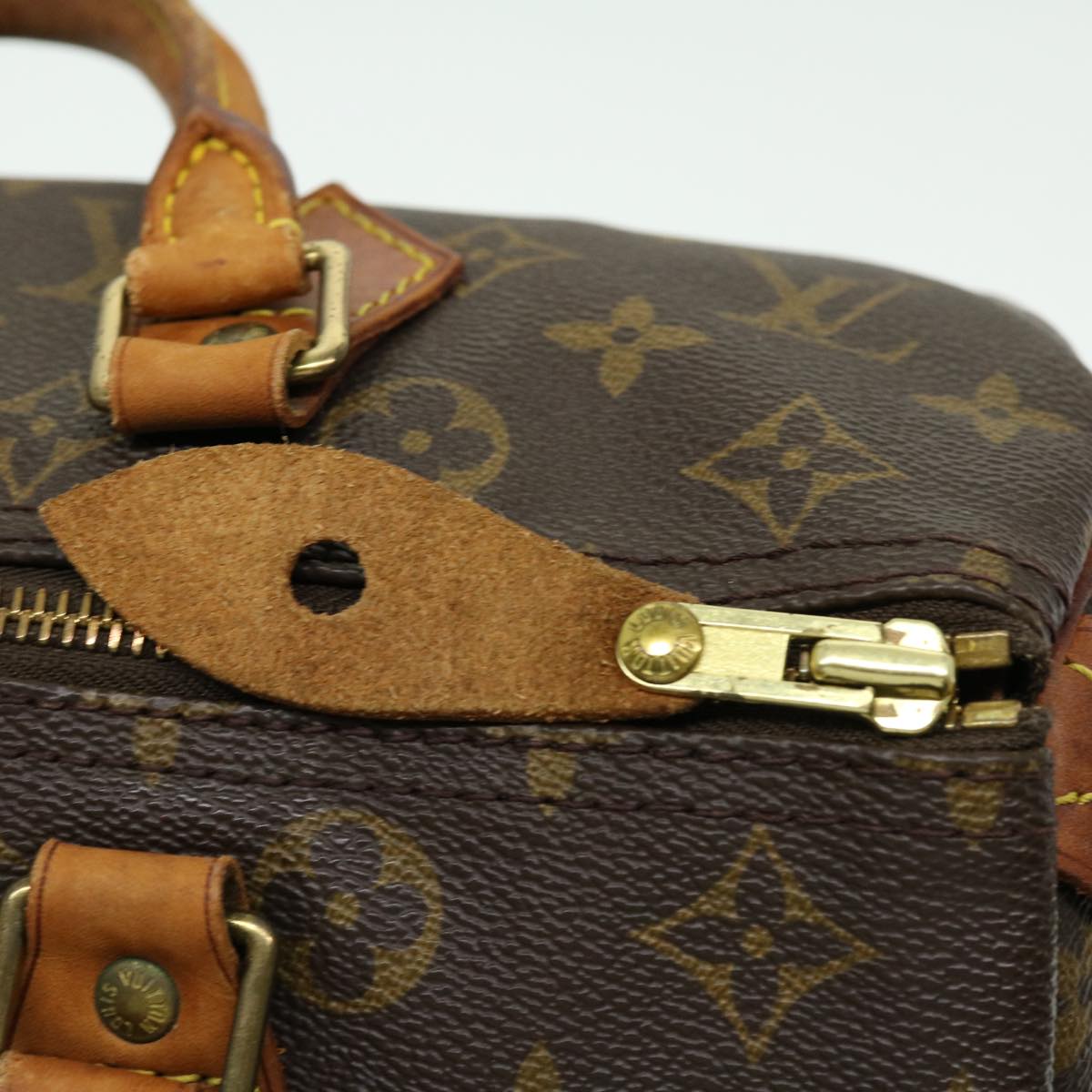 LOUIS VUITTON Monogram Speedy 30 Hand Bag M41526 LV Auth ki2023