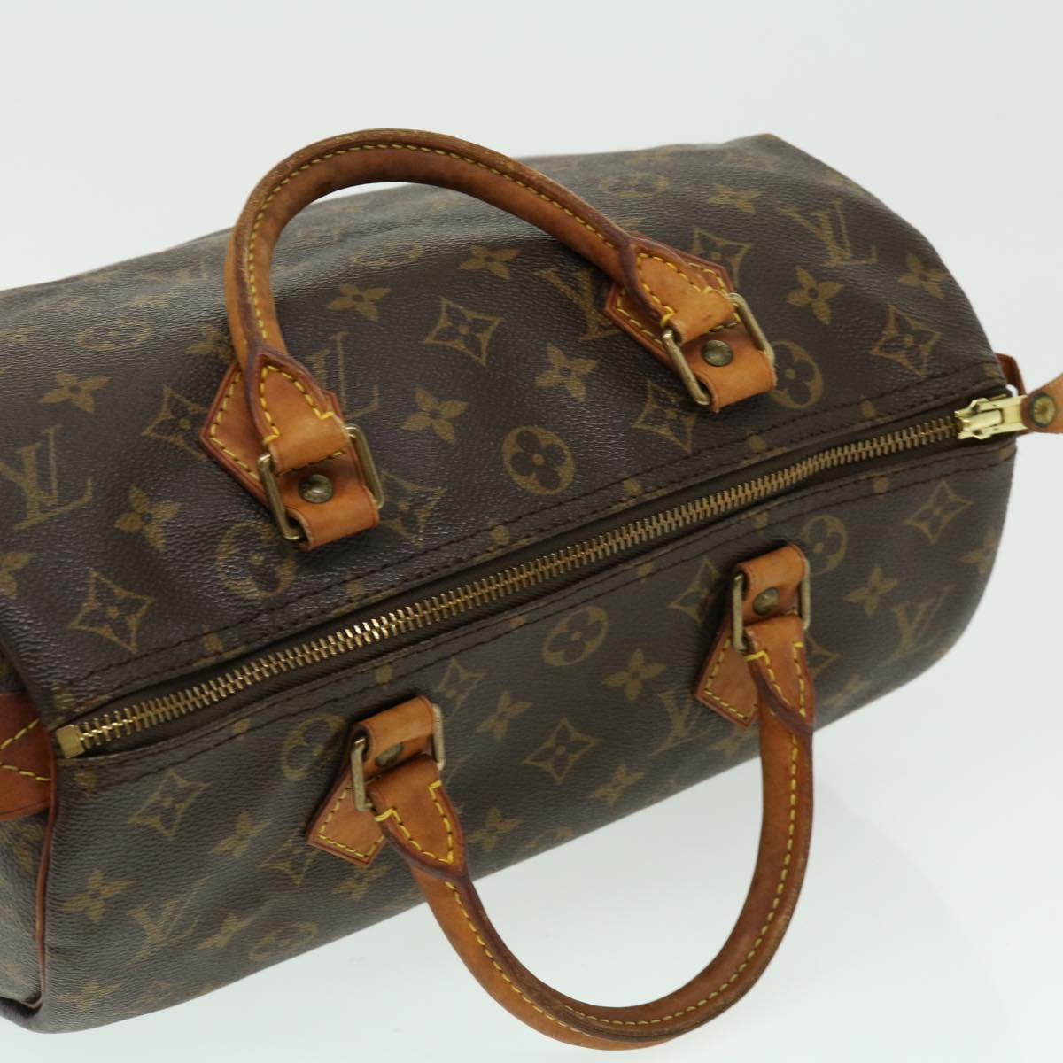 LOUIS VUITTON Monogram Speedy 30 Hand Bag M41526 LV Auth ki2023