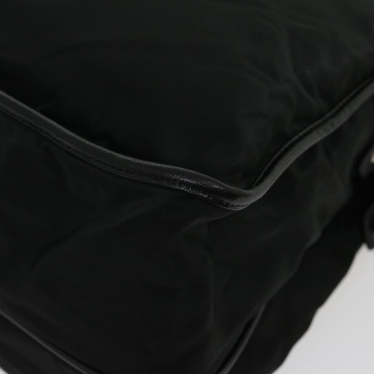 PRADA Shoulder Bag Nylon Black Auth ki2047
