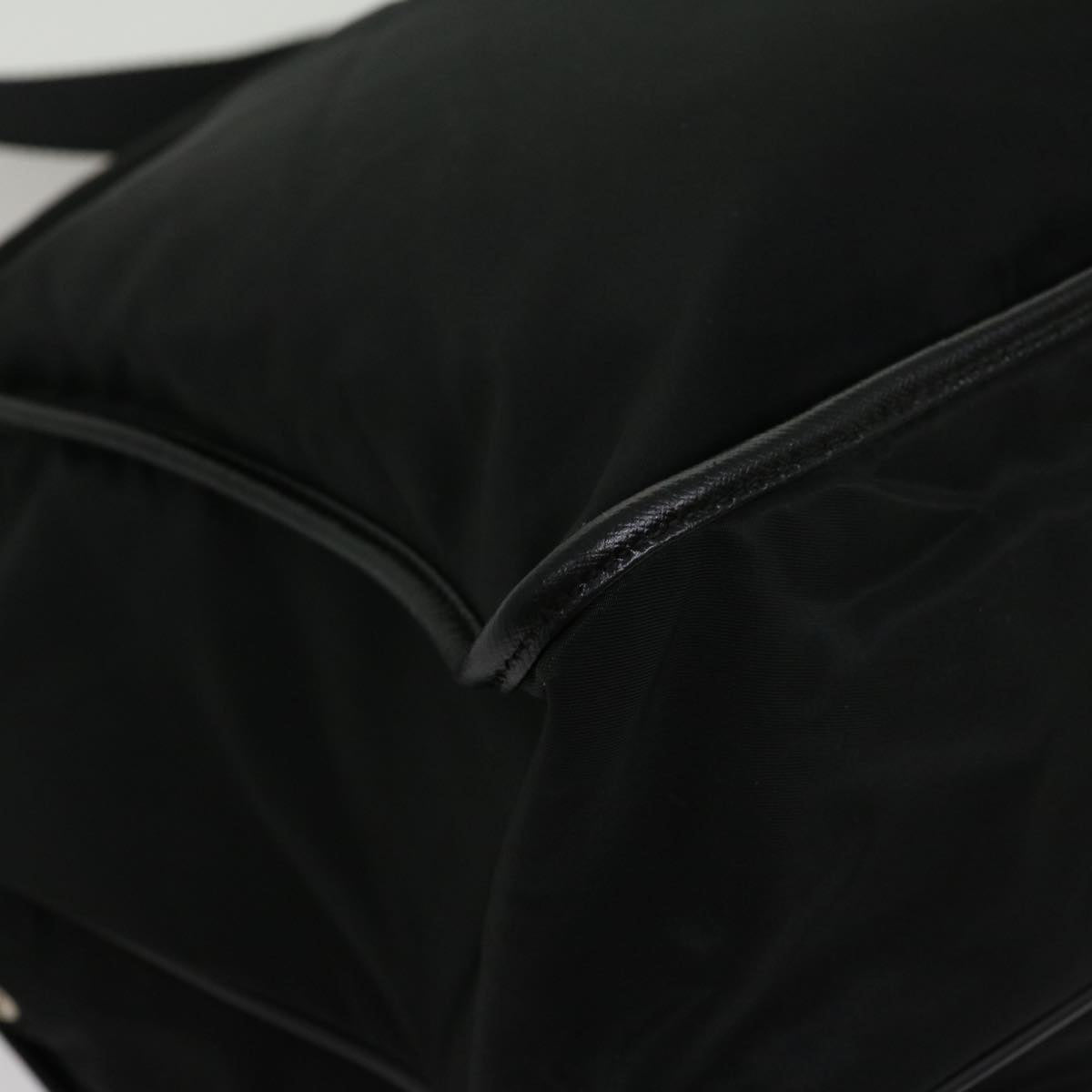 PRADA Shoulder Bag Nylon Black Auth ki2047