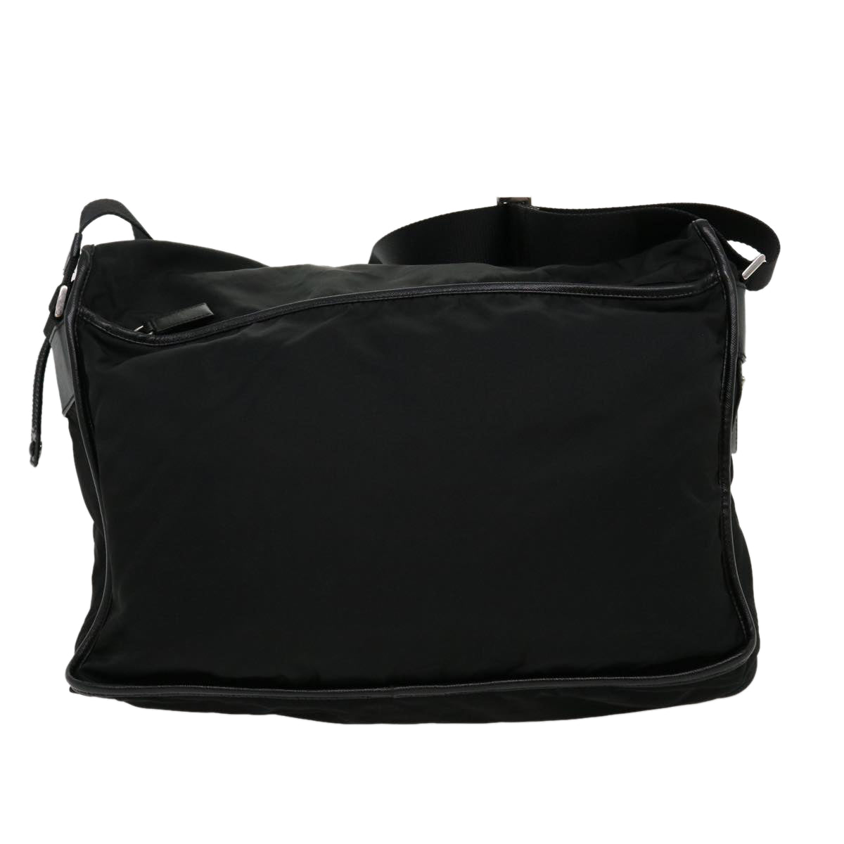 PRADA Shoulder Bag Nylon Black Auth ki2047 - 0