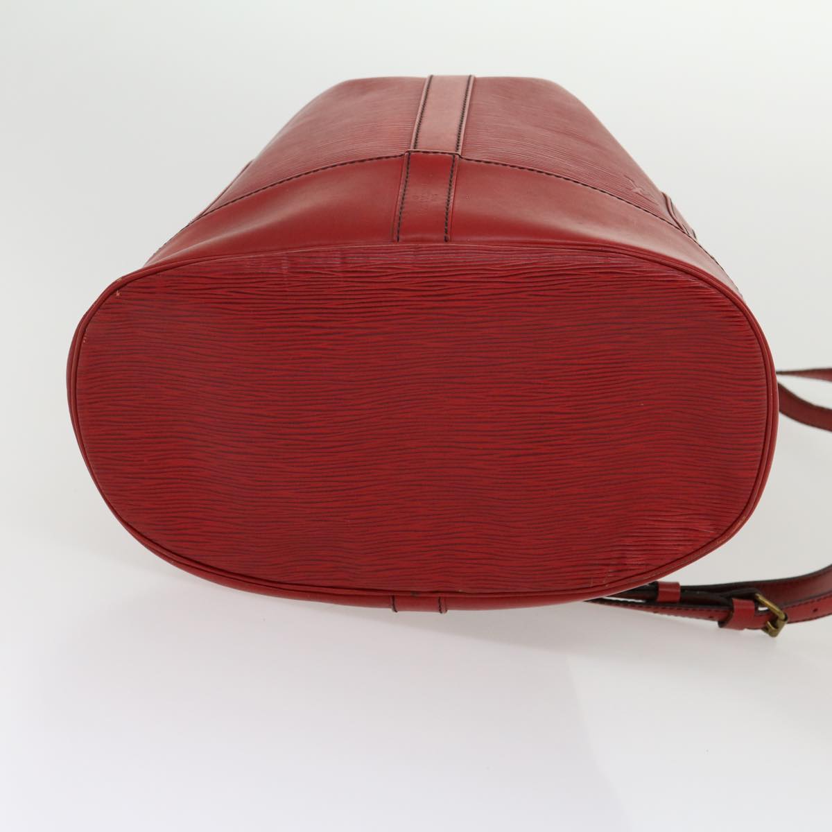 LOUIS VUITTON Epi Randonnee GM Shoulder Bag Red M43087 LV Auth ki2056