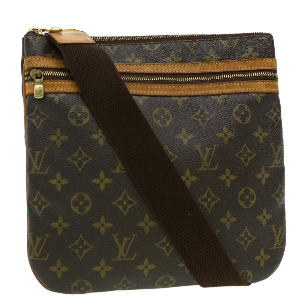 LOUIS VUITTON Monnogram Pochette Bosphore Shoulder Bag M40044 LV Auth ki2194