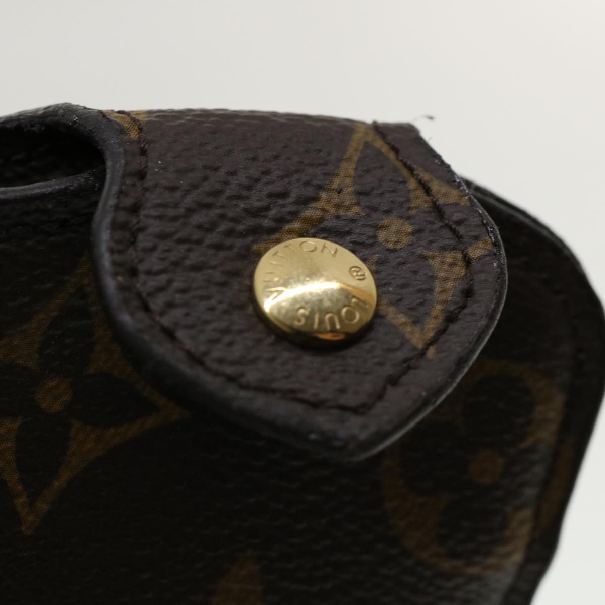 LOUIS VUITTON Monogram Etui A Lunettes MM Glasses Case M66544 LV Auth ki2225