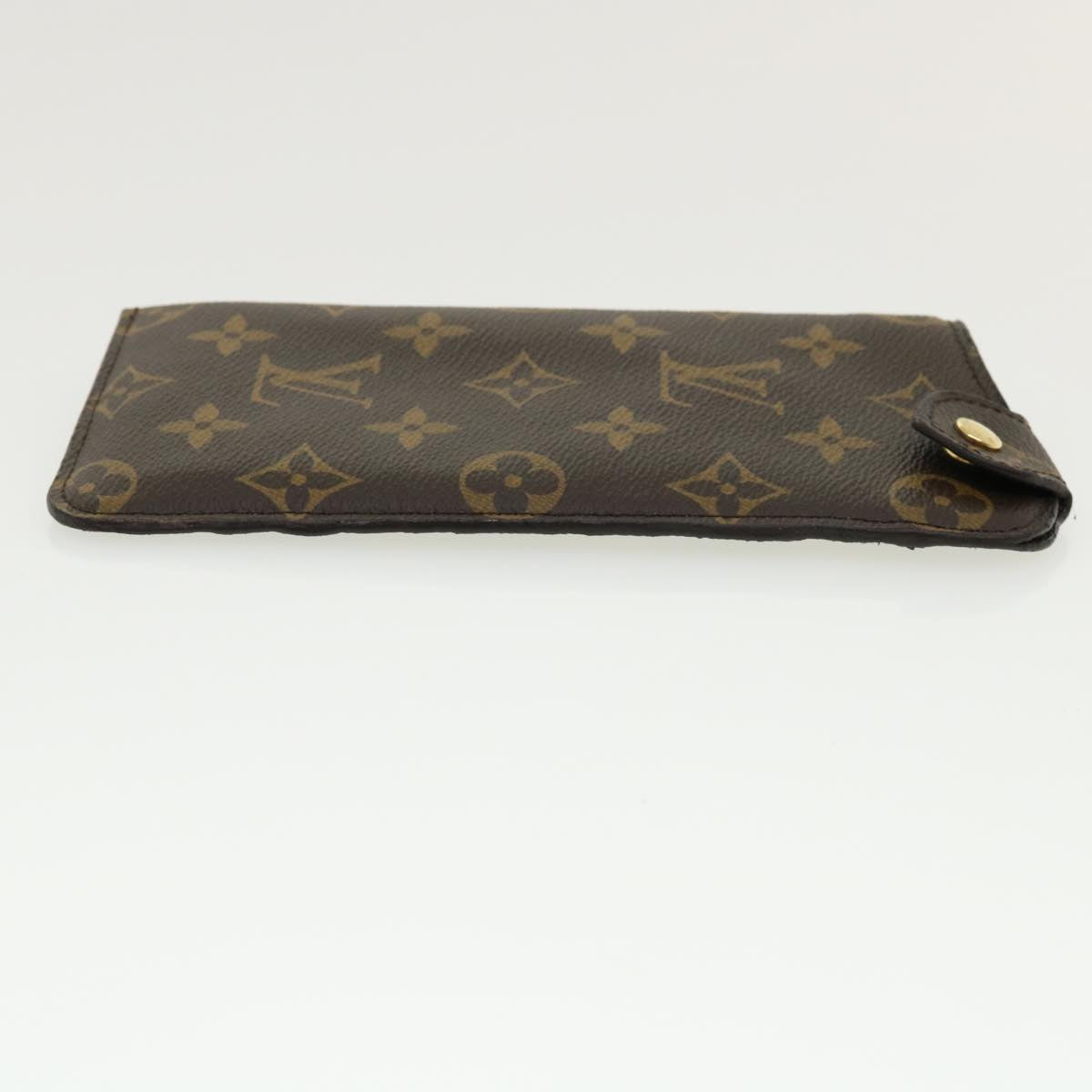 LOUIS VUITTON Monogram Etui A Lunettes MM Glasses Case M66544 LV Auth ki2225