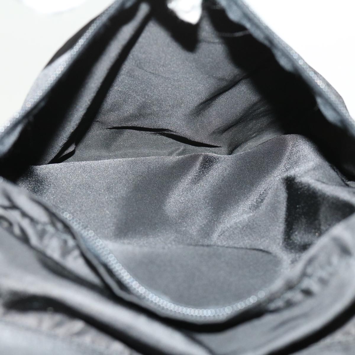PRADA Garment Cover Nylon Black Auth ki2243