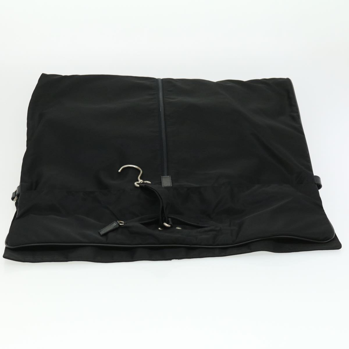 PRADA Garment Cover Nylon Black Auth ki2243