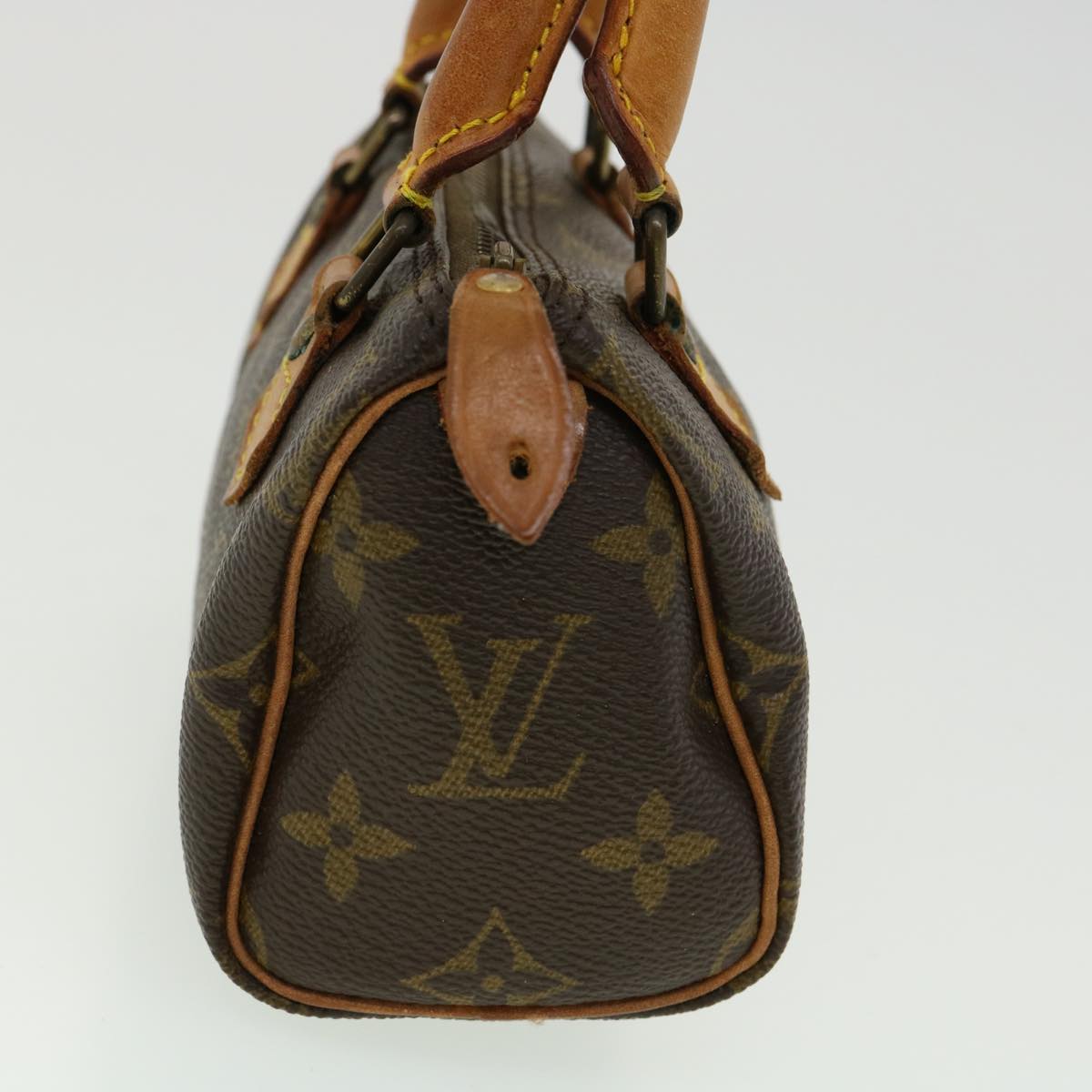 LOUIS VUITTON Monogram Mini Speedy Hand Bag M41534 LV Auth ki2250